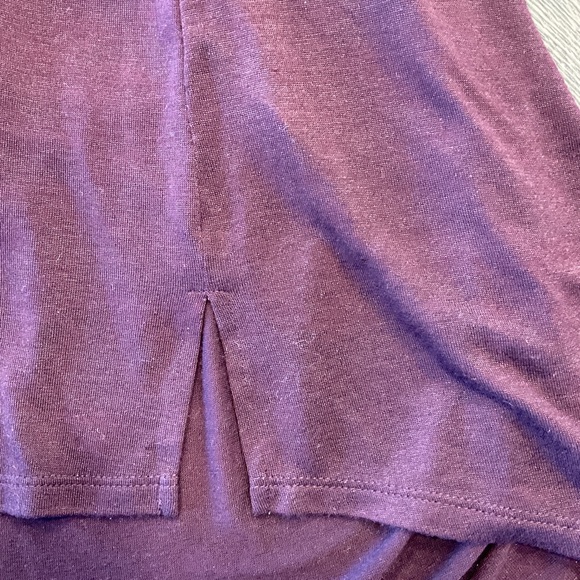 Vince Double V Neck Long Sleeve Tunic Knit Top - Picture 9 of 11